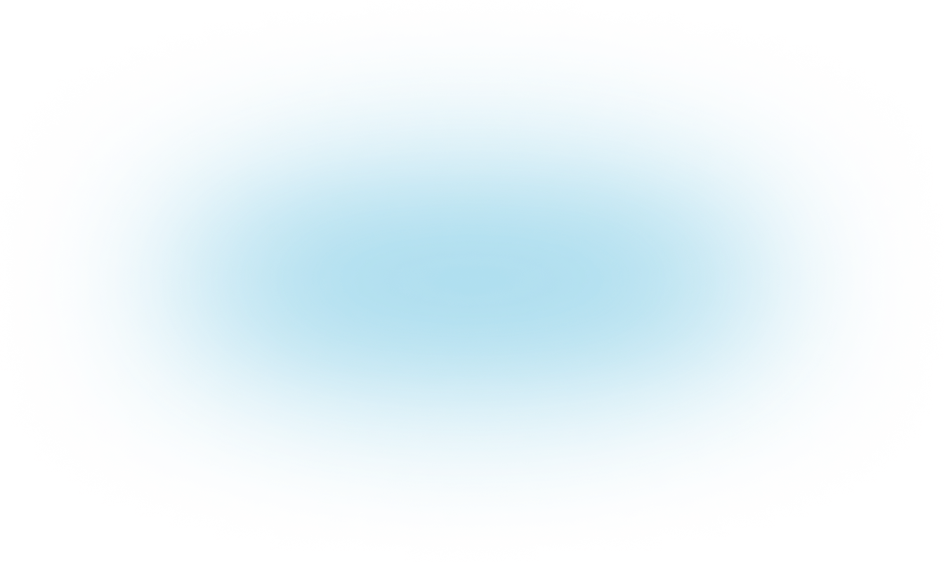 Blurred Oval Light Blue